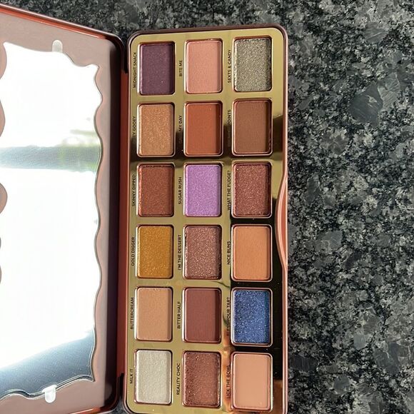 Too Faced Better Than Chocolate Cocoa Infused Eyeshadow Palette smells awesome! - Picture 7 of 12